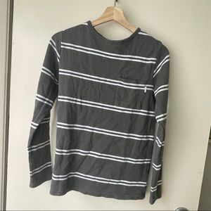 saturdays nyc striped crewneck top